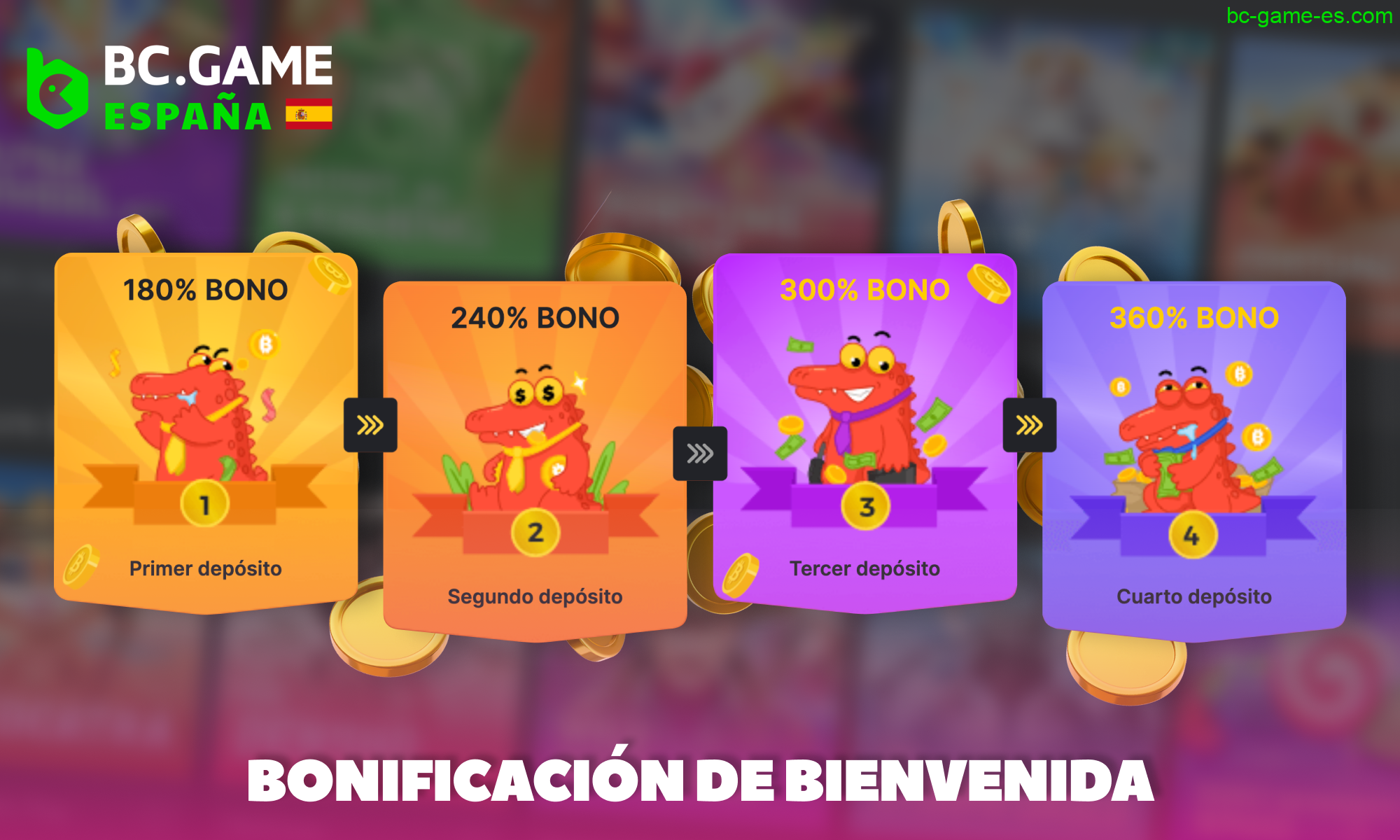 BC Game España - bonos de bienvenida
