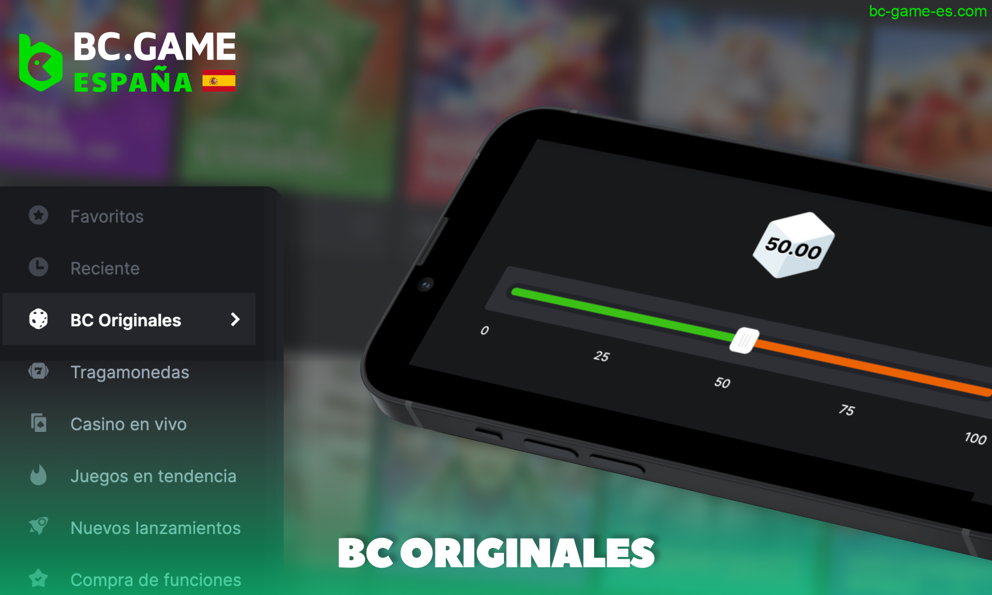 Juegos originales de BC Game para jugadores de España