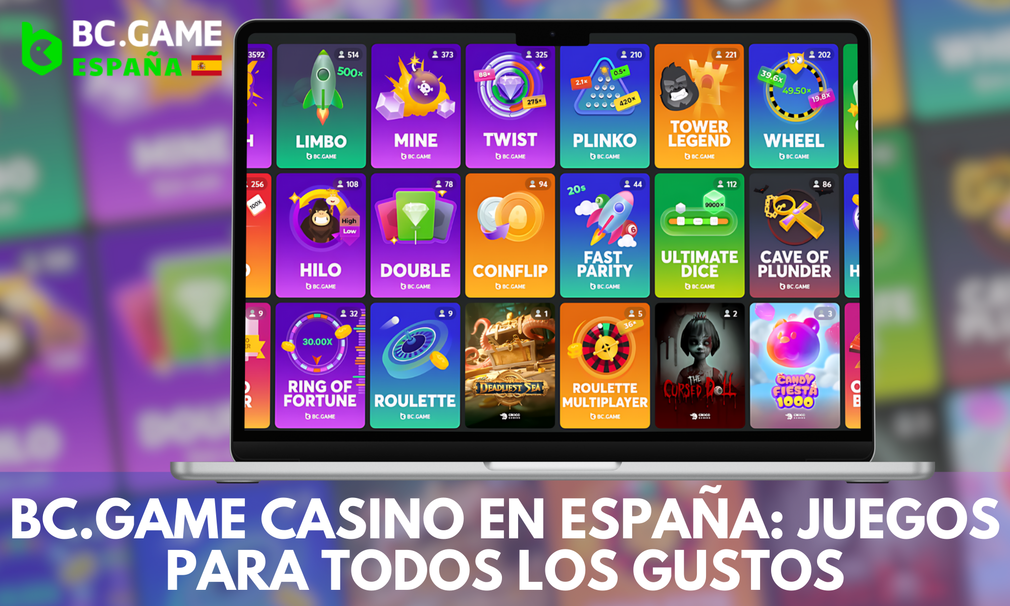 El sitio web oficial del casino ofrece una amplia gama de juegos, incluidos más de 7.000 juegos en línea de más de 75 desarrolladores de renombre.