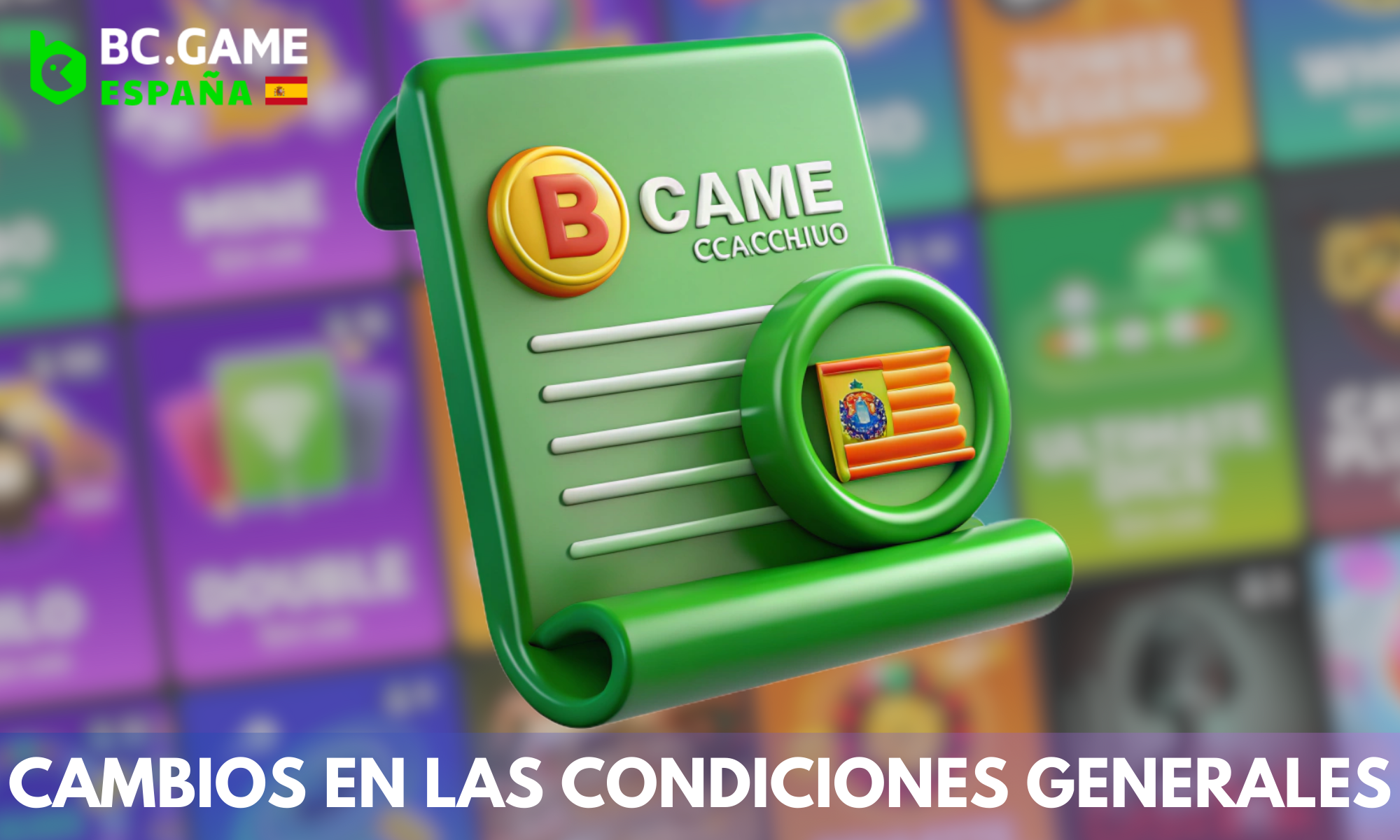 BC.Game España se reserva el derecho a modificar unilateralmente las presentes Condiciones Generales en caso necesario.