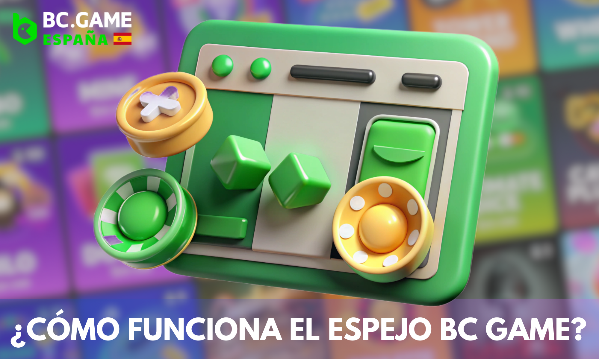 Visión general del funcionamiento de la réplica del sitio web de BC Game