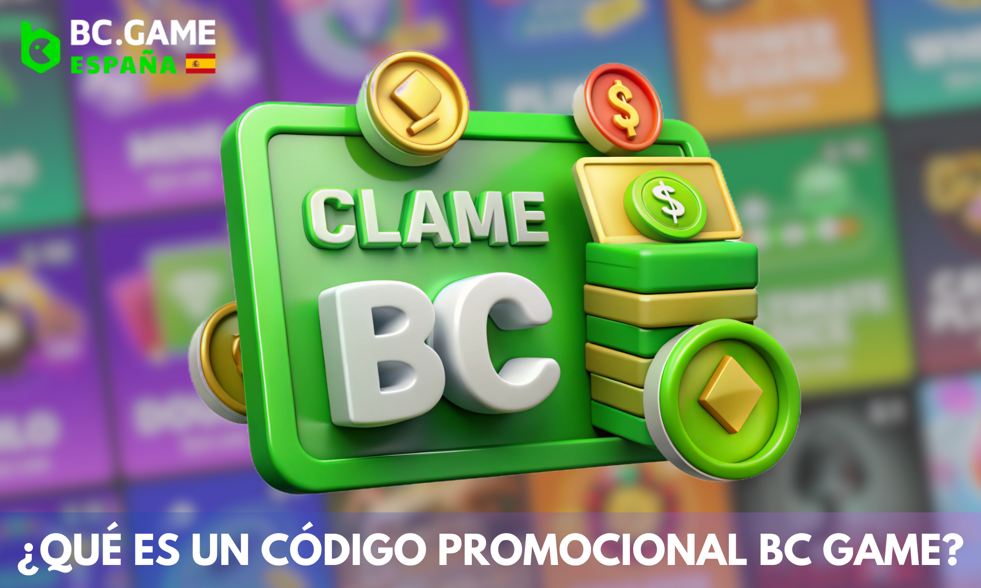 Más información sobre los tipos de códigos promocionales disponibles en BC Game