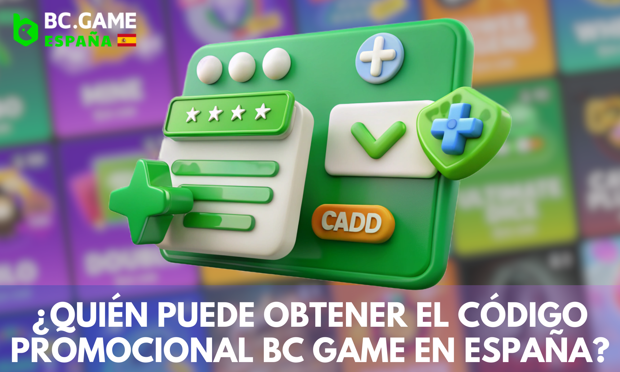 Averigua quién puede conseguir un código promocional BC Game en España.